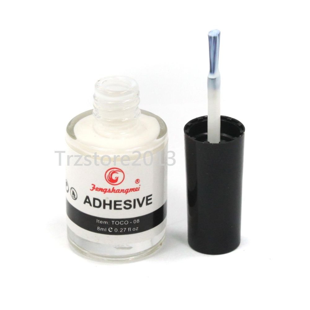 Hot Galaxy Star Nail Art White Glue Adhesive for Foil Sticker Nail Transfer Tips