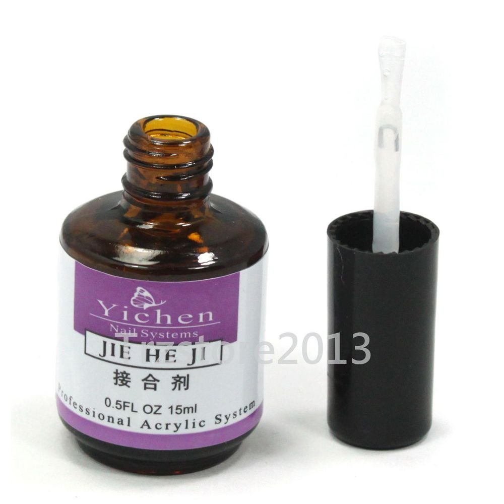 New Nail Art Primer Base Gel UV Gel Polish with Brush for Acrylic Manicure Tools