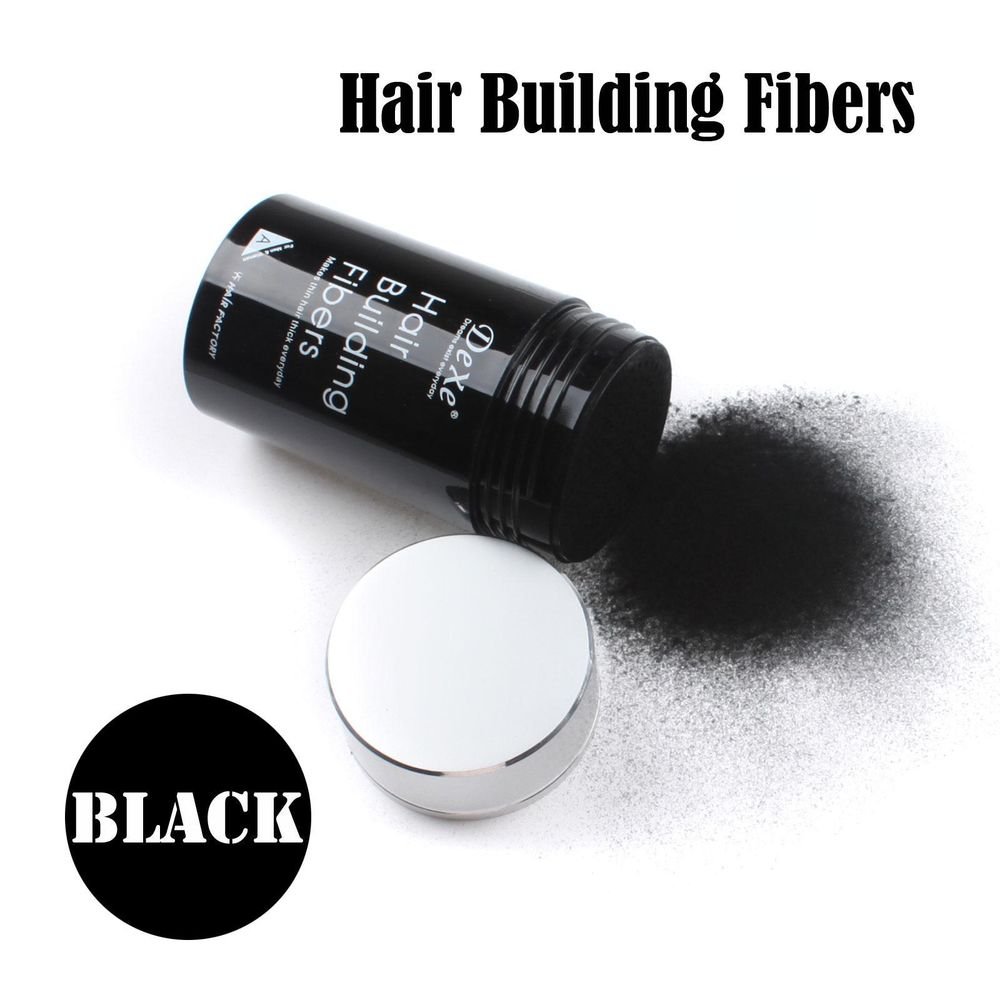 Easy to Use Hair Building Fibers Black Color 22g with Tracking Number