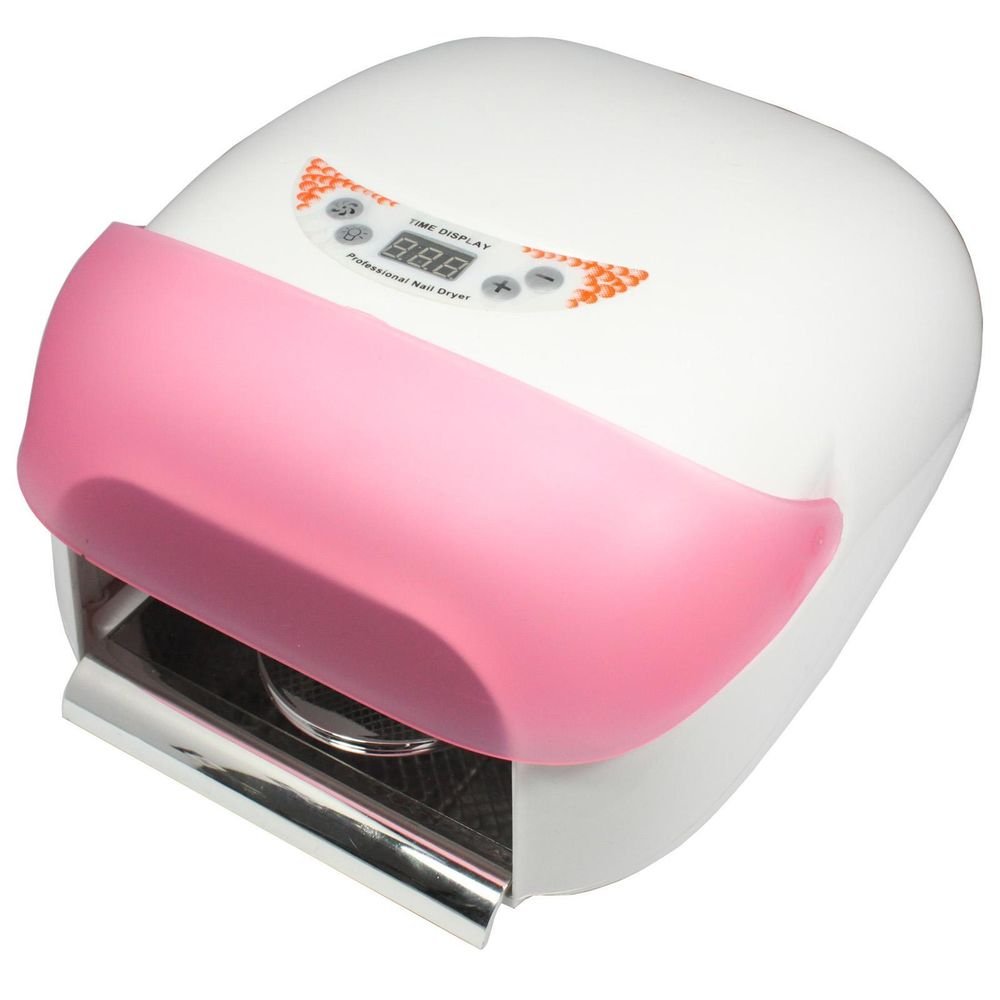 Super 36W Auto Sensor UV Builder Gel Lamp Nail Art Cure Curing Fan with 4 Tube