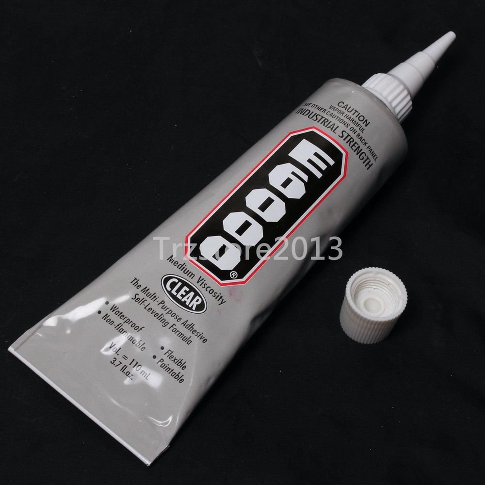 E6000 Industrial Strength Glue Clear Adhesive 110ml 3.7 Oz Jewelry Nail Art Deco