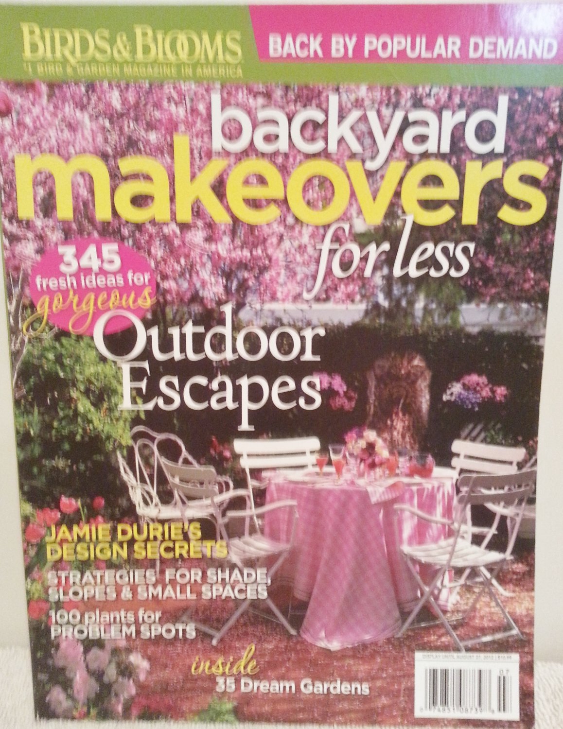 BackYard Makeovers Birds & Blooms August 2012