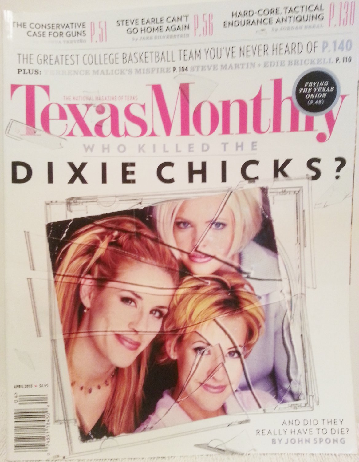 Texas Monthly April 2013 Dixie Chicks Magazine Back Issue