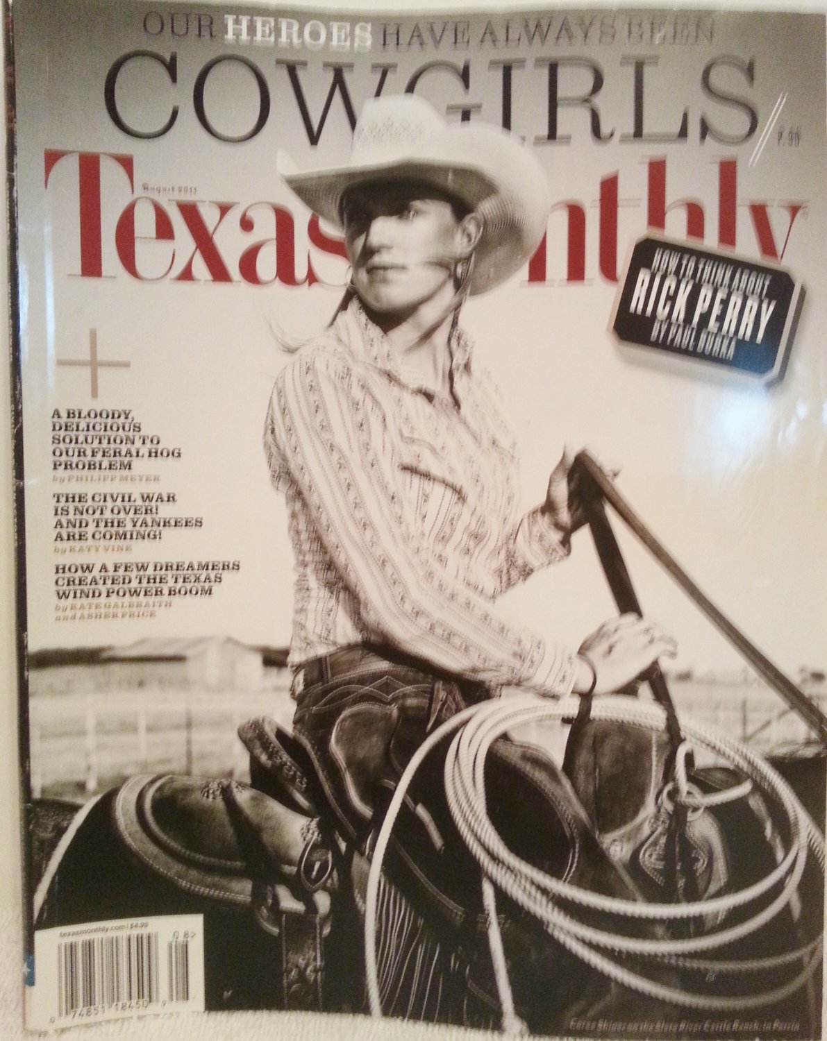 Texas Monthly August 2011 Cowgirls