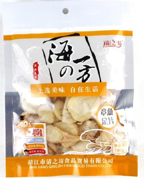 100g Wood Smoke Octopus Squid Slice Snack Pack A508