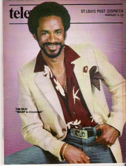 Tim Reid WKRP in Cincinnati St. Louis Post-Dispatch TV Magazine August 9, 1981