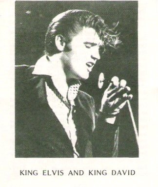 Original Elvis Presley King Elvis and King David Religious Tract Circa 1978