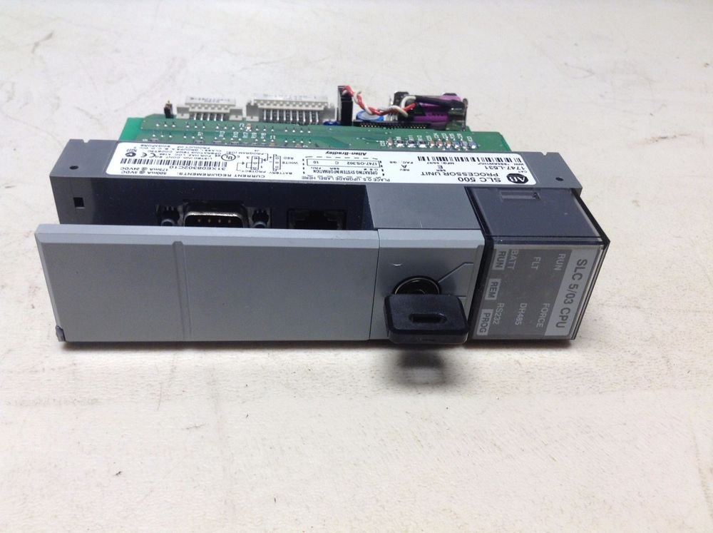 Allen Bradley 1747 L531 SLC 500 Ser E Rev A 1747 OS302 Ser C FRN 10