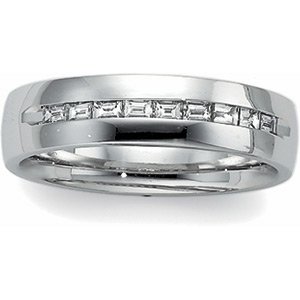 14kt White Gold Men's Ring