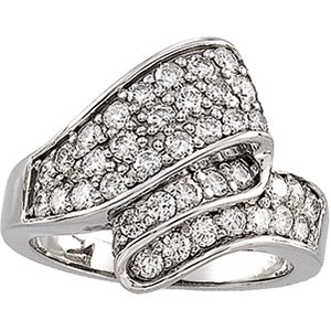 14kt White Gold 1.20 ctw Diamond Ring