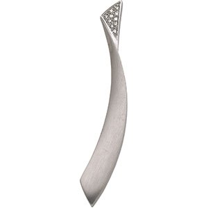14kt White Gold Diamond Brooch