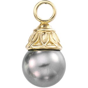 14kt Yellow Gold Tahitian Pearl Pendant