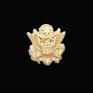14kt Yellow Gold US Army Lapel Pin