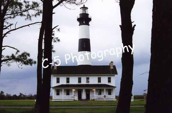 Bodie Island Lighthouse (Bodie 02) - 8 x 10 Matted Photograph