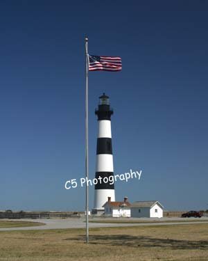 Bodie Island Lighthouse (Bodie 07) - 8 x 10 Matted Photograph