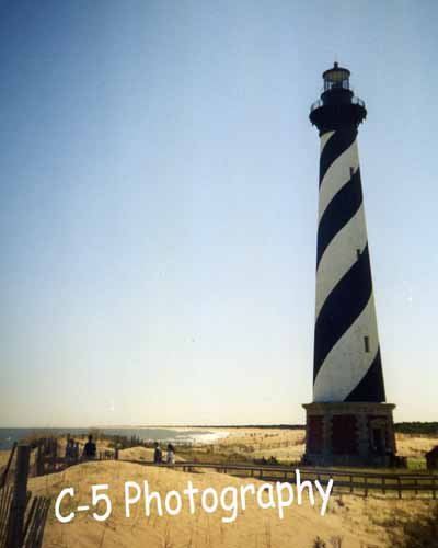 Cape Hatteras Lighthouse (Hatteras 01) - 8 x 10 Matted Photograph
