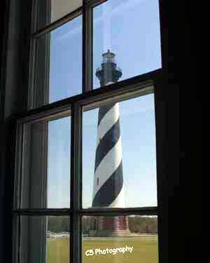 Cape Hatteras Lighthouse (Hatteras 002) - 8 x 10 Matted Photograph