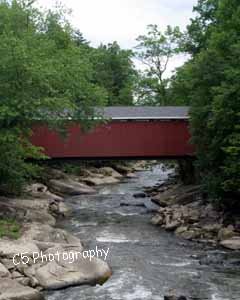 Covered Bridge McConnells Mill (Bridge 01g) 8 x 10 Matted Photograph