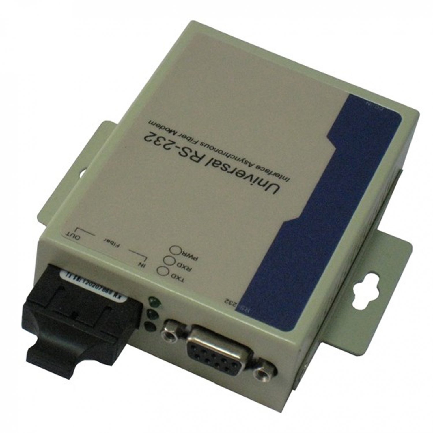 RS-232 serial optic fiber modem