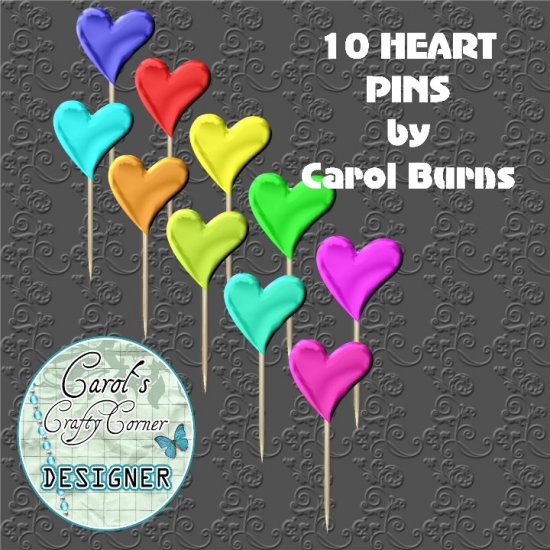 HEART PINS
