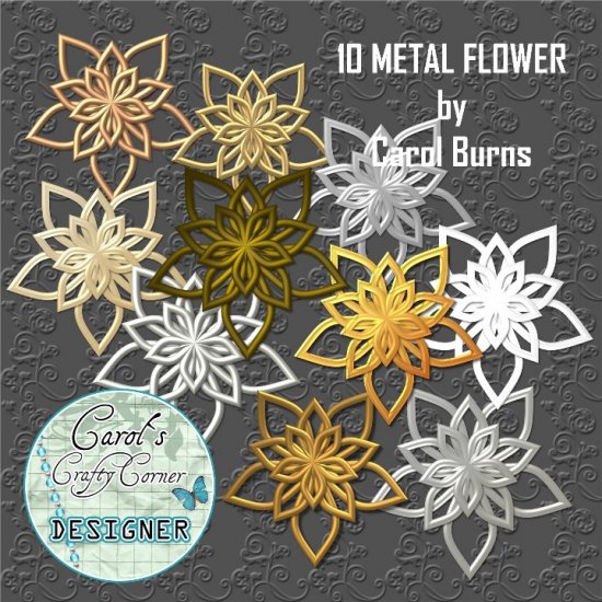 METAL FLOWERS