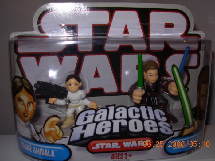 STAR WARS GALACTIC HEROES PADME AMIDALA AND ANAKIN SKYWALKER