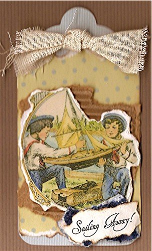 Sailing Away! Handmade Scrapbook Tag