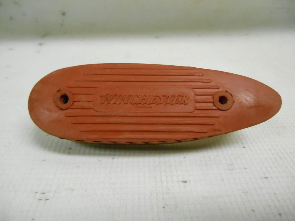 Vintage Model 70 Winchester 12 Gauge Shotgun Rubber Recoil Pad w Covers