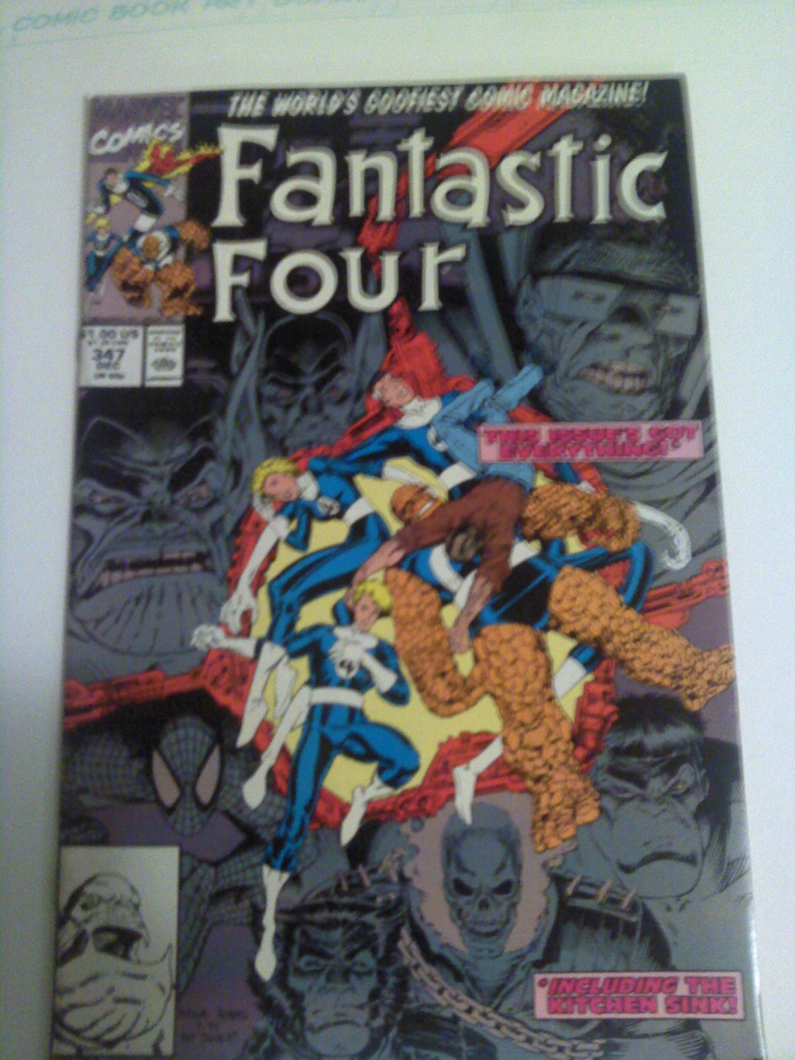 Fantastic Four #347 1st New FF wolverine/hulk/Ghostrider/spiderman arthur adams