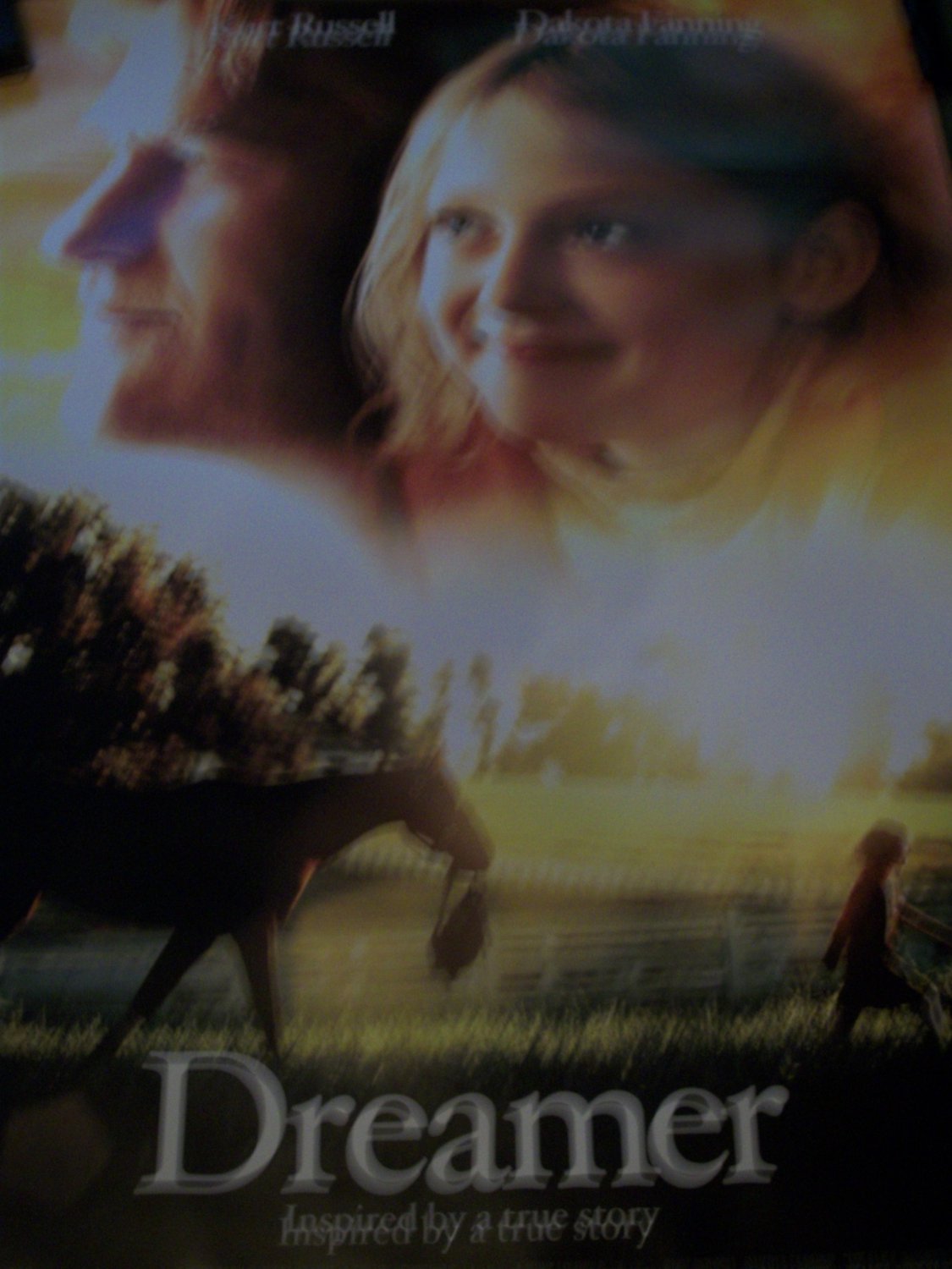 Dreamer Dakota Fanning/Kurt Russell Original Movie Poster Approx. 48 X 69