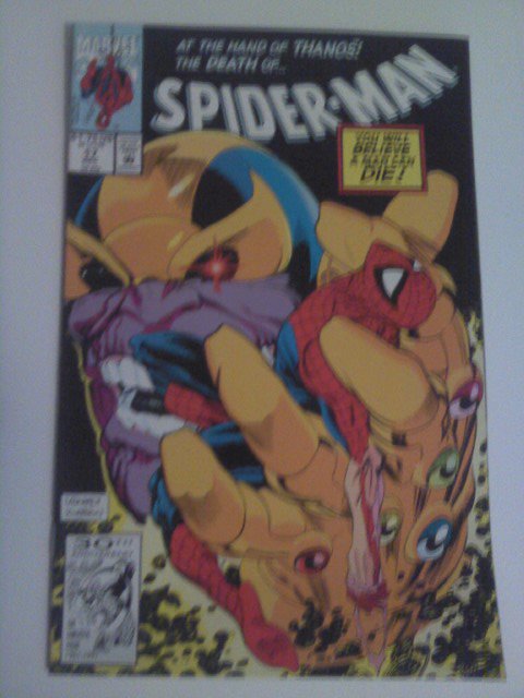 Spiderman #17 At The Hands Of (God-like)Thanos The Death Of Spiderman