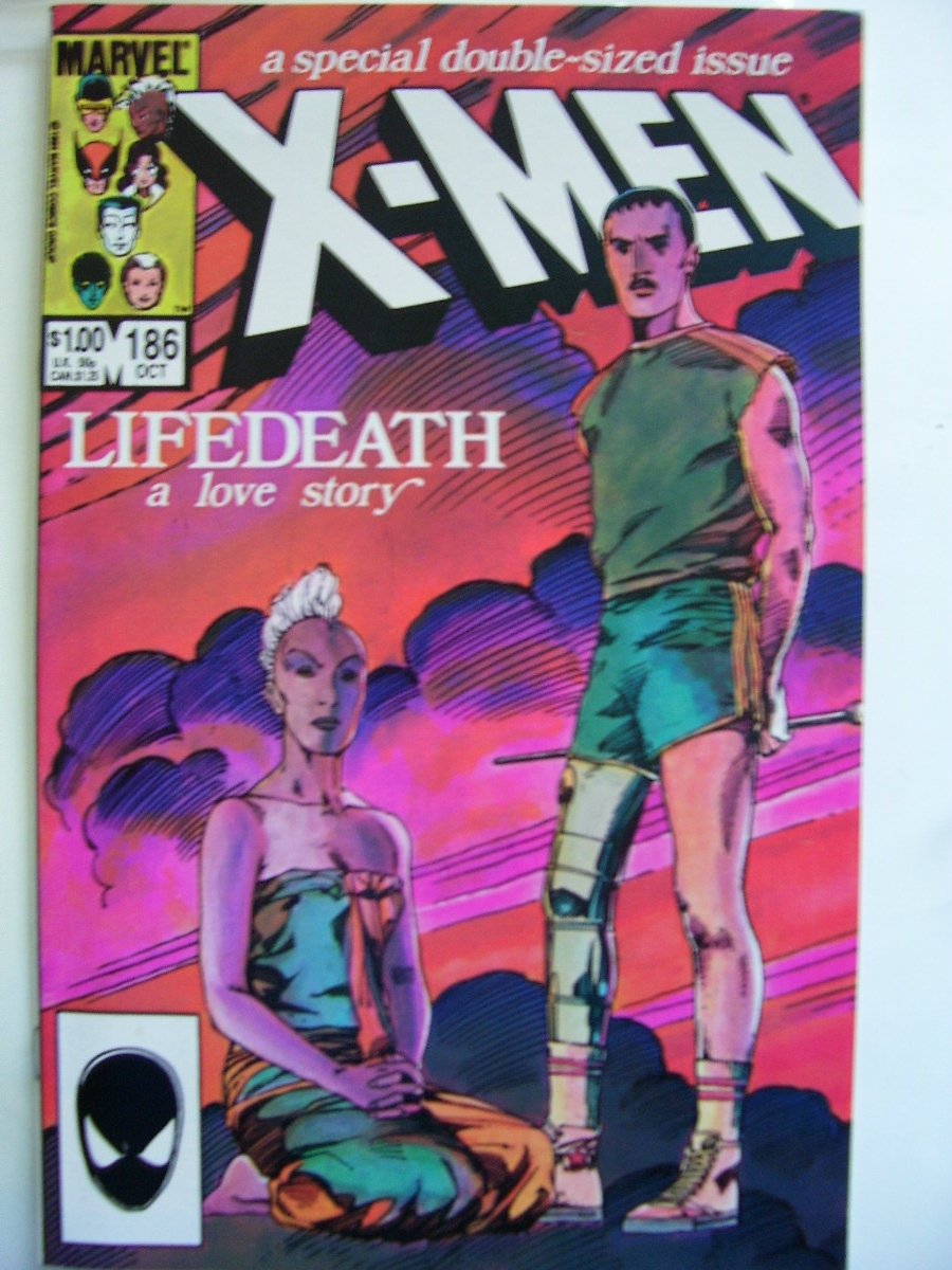 Uncanny X-men #186 LIfeDeath a love story Dbl-sz issue
