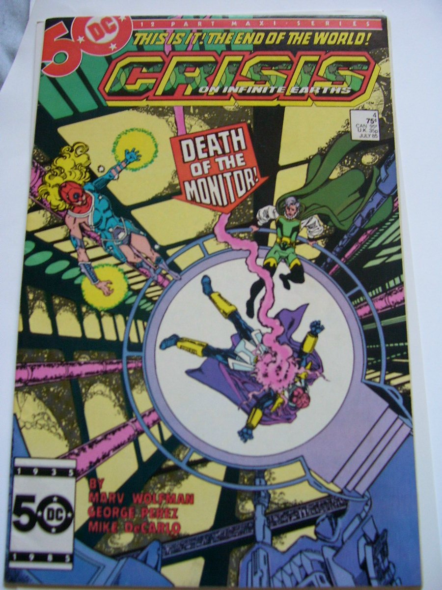 Crisis on Infinite Earths #4 Death of Monitor