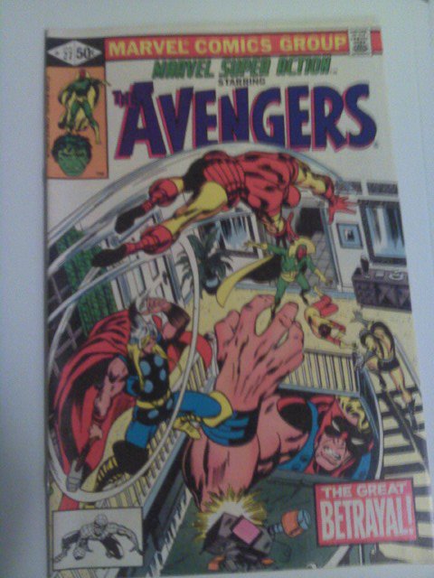 Marvel Super Action Avengers #27 Reprint by Roy Thomas/Barry Smith