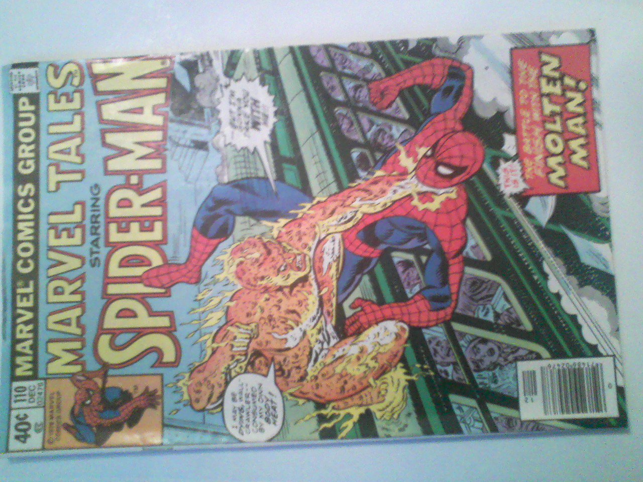 Marvel Tales #110 The battle to the finish with The Molten Man!