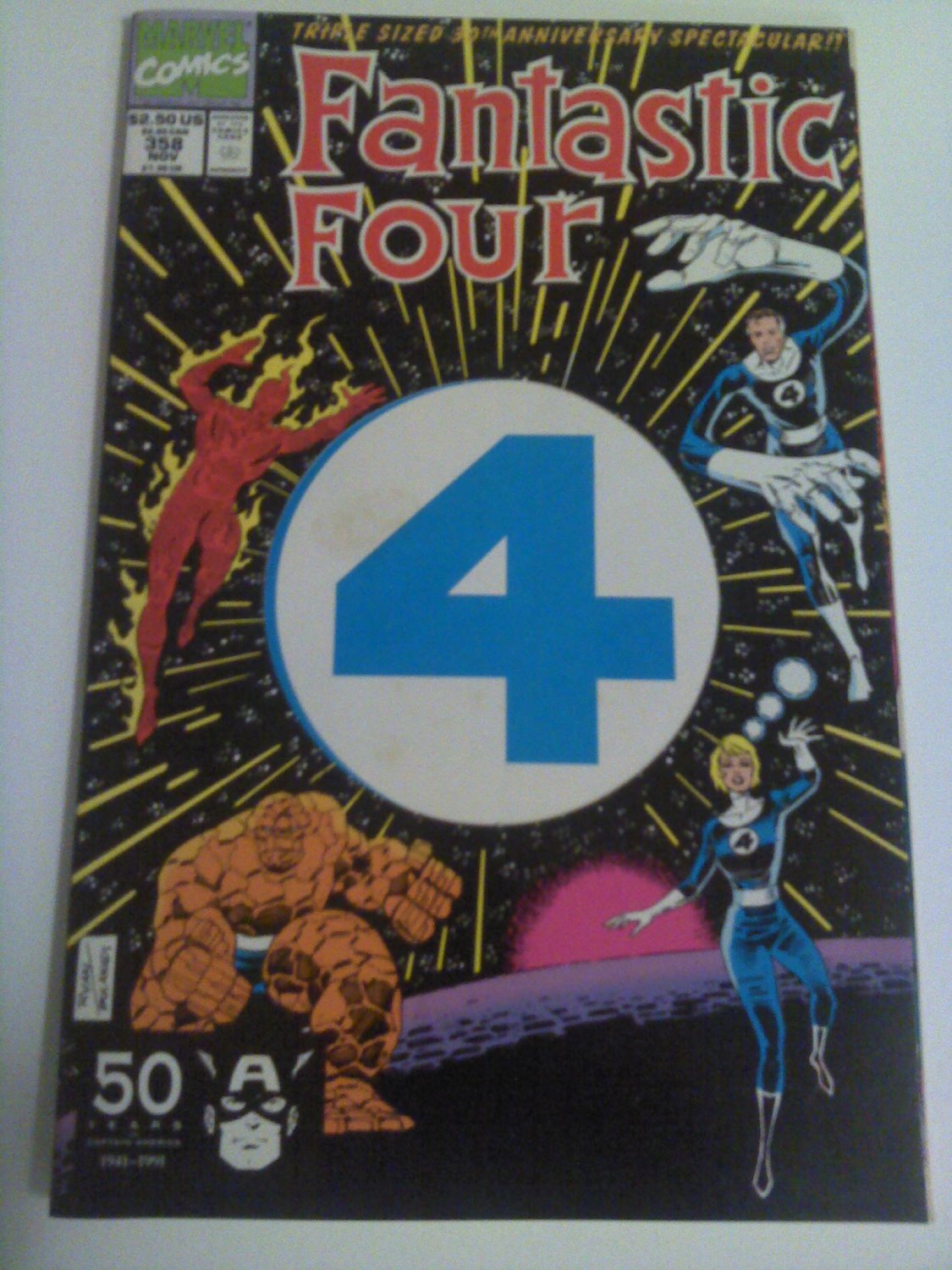 Fantastic Four #358 triple-sized anniversary issue