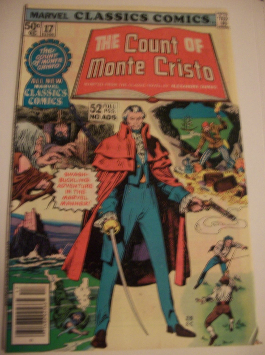 Marvel Classics Comics #17 The Count of Monte Cristo/Claremont 52 pages no Ads