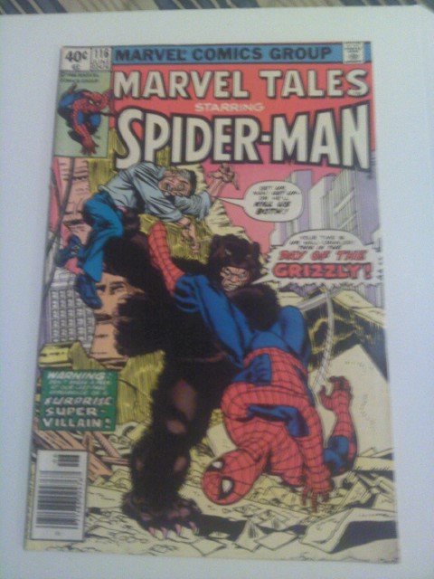 Marvel Tales Spider-Man #116 Reprint Day of The Grizzly!