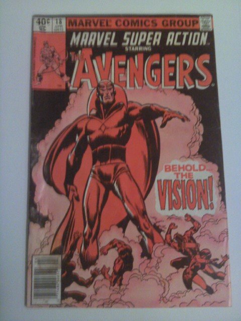 Marvel Super Action Avengers #18 Reprint 1st Vision II/Avengers1/Annual #12