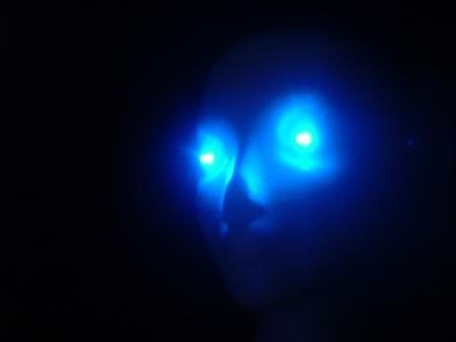 BLUE LEDs Spooky Halloween LED Eyes