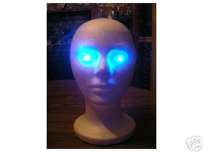 AC (Plugin) Powered BLUE LEDs spooky Halloween LED Eyes