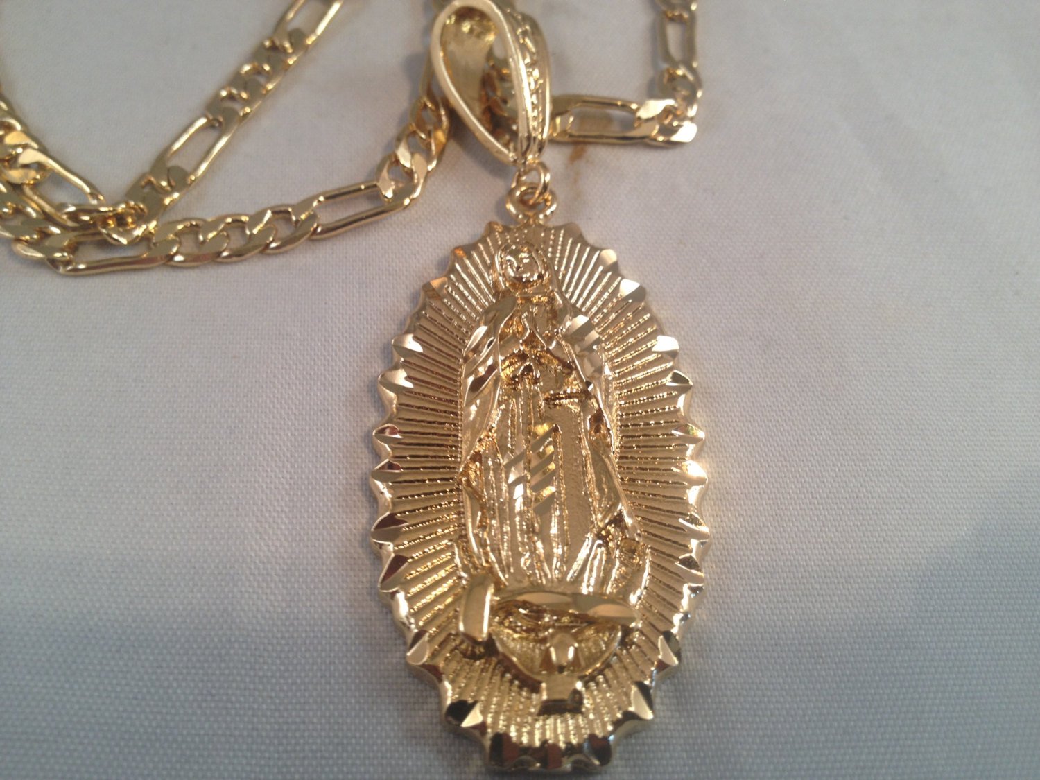 Virgin De Guadalupe Gold Necklace 87