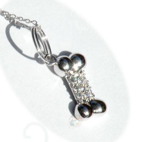 Bling Bone Pooch Necklace
