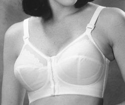 Style # 204 : Crepeset front closure soft cup Bra
