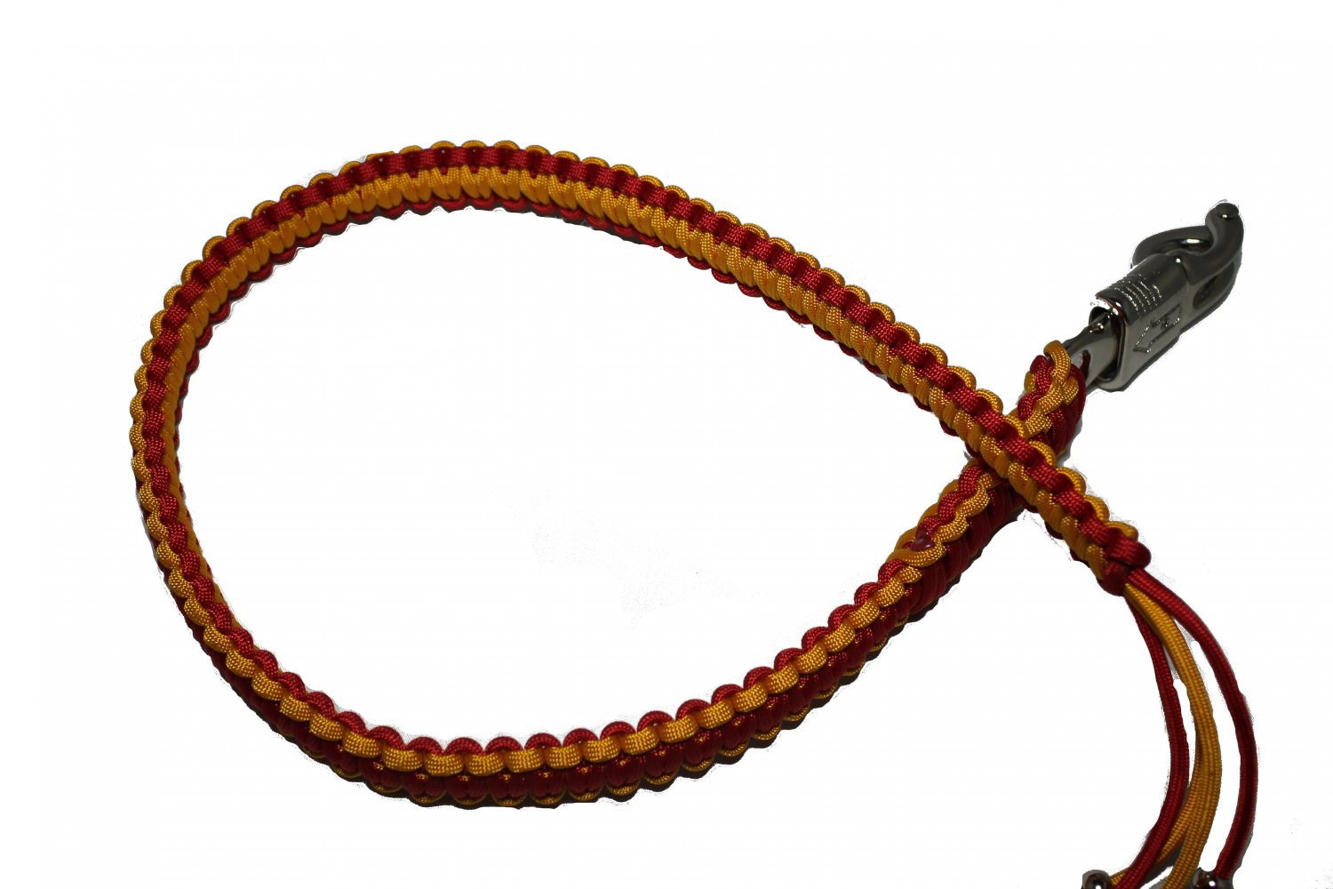 Biker whip red and gold