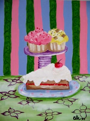 Cakes on the table