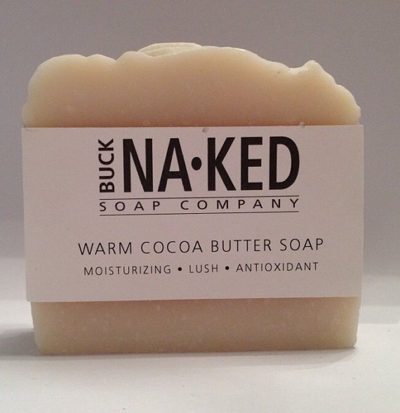 Warm Cocoa Butter Soap All Natural Soap, Vegan Soap, Handcrafted Cold