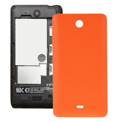 Frosted Surface Plastic Back Housing Cover Replacement for Microsoft Lumia 430(Orange)