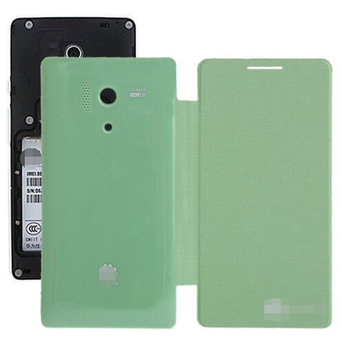 Cloth Texture Horizontal Flip Back Cover / Replacement Leather Case for Huawei Honor 3 (Green)