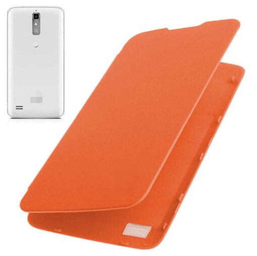 Flip Back Cover / Replacement Leather Case for Huawei Ascend G710 / A199 (Orange)